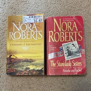 Nora Roberts Book Set - Charmed & Enchanted, The Stanislaski Sisters